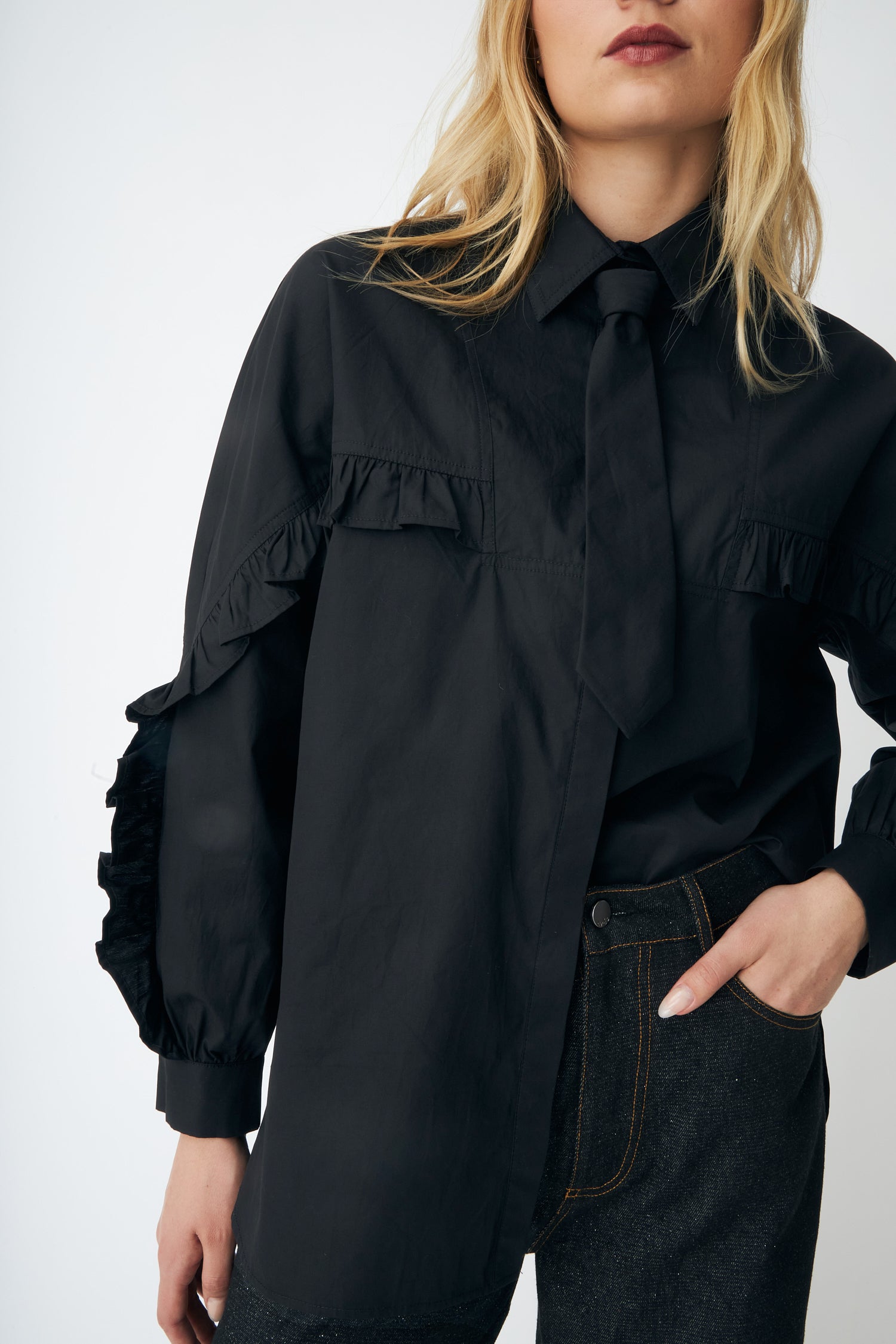 CRAS Tiecras Shirt Shirt 9999 Black