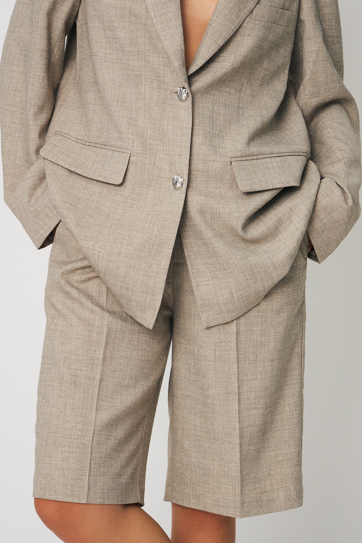 CRAS Vilenacras Shorts Shorts 2014 Greige Rhinestone