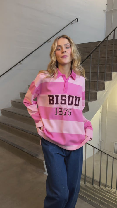 CRAS Bisoucras Blouse Blouse 8127 Pale Pink Stripe