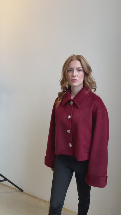 CRAS Amalinacras Jacket Jacket 4044 Cabernet