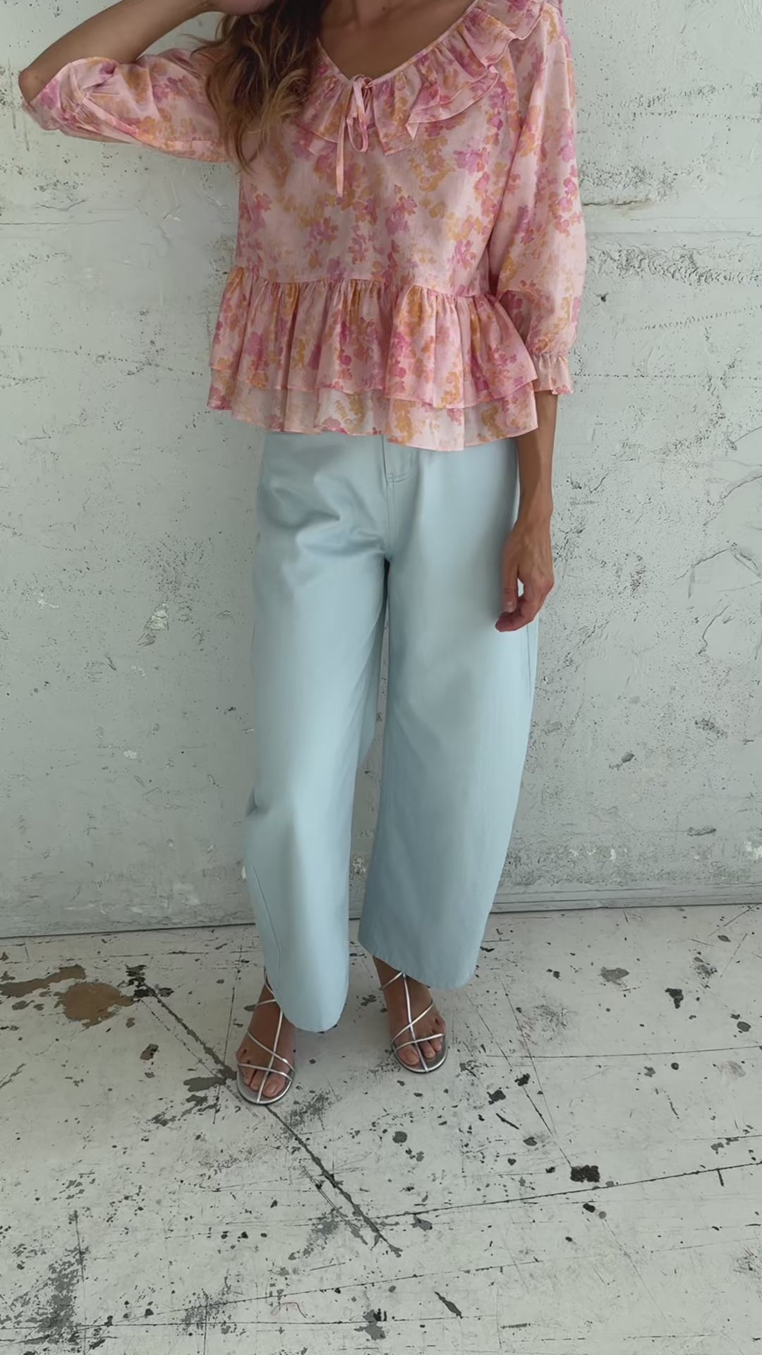 CRAS Adacras Pants Pants 7036 Light Blue