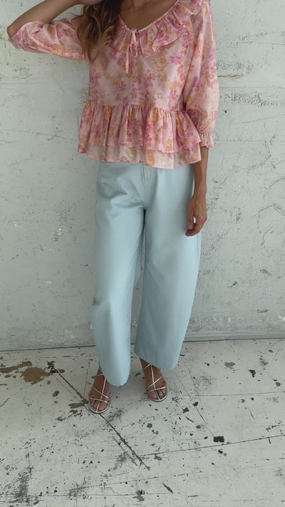 CRAS Adacras Pants Pants 7036 Light Blue