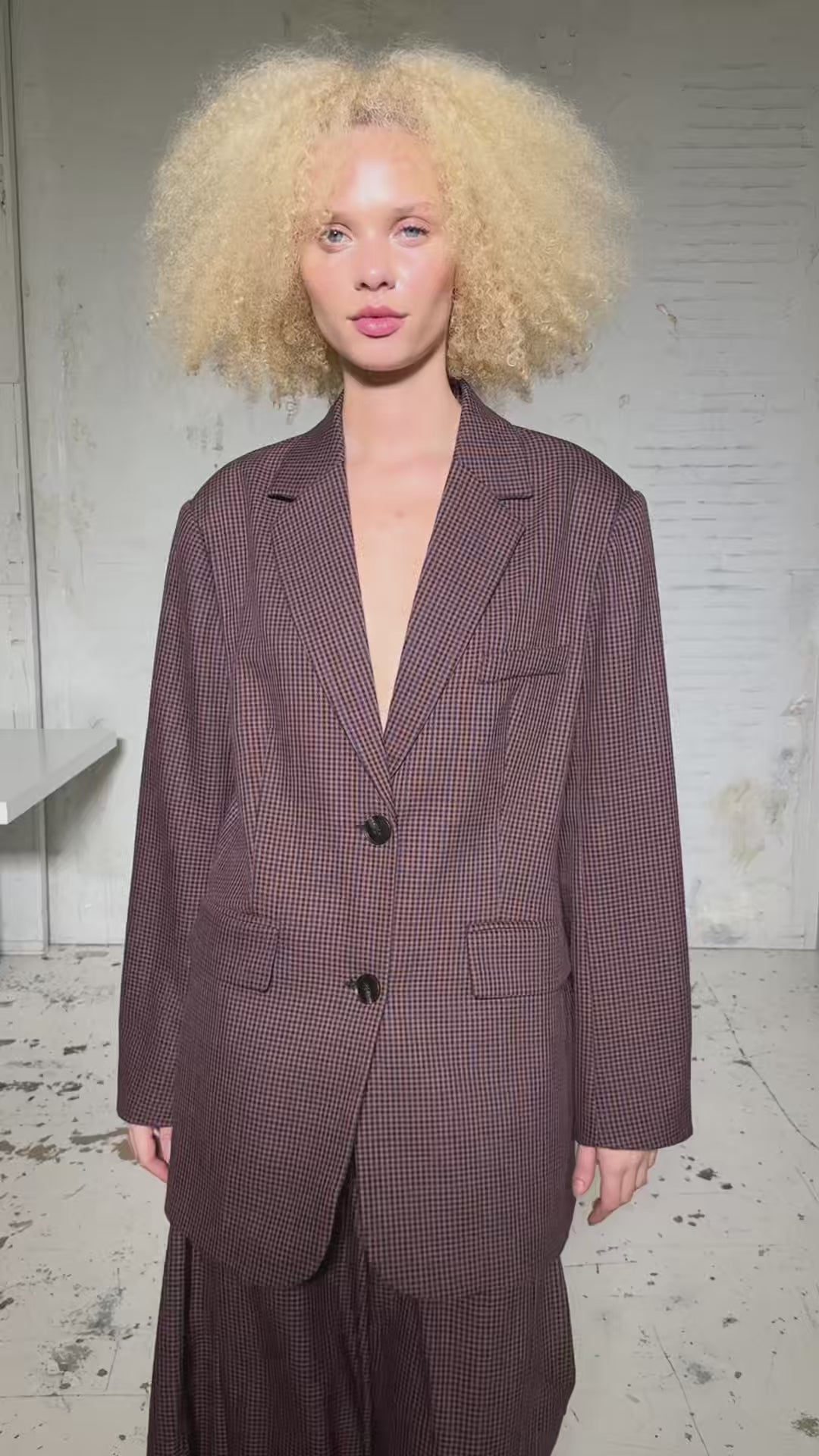 CRAS Bosscras Blazer Blazer Brown Checks