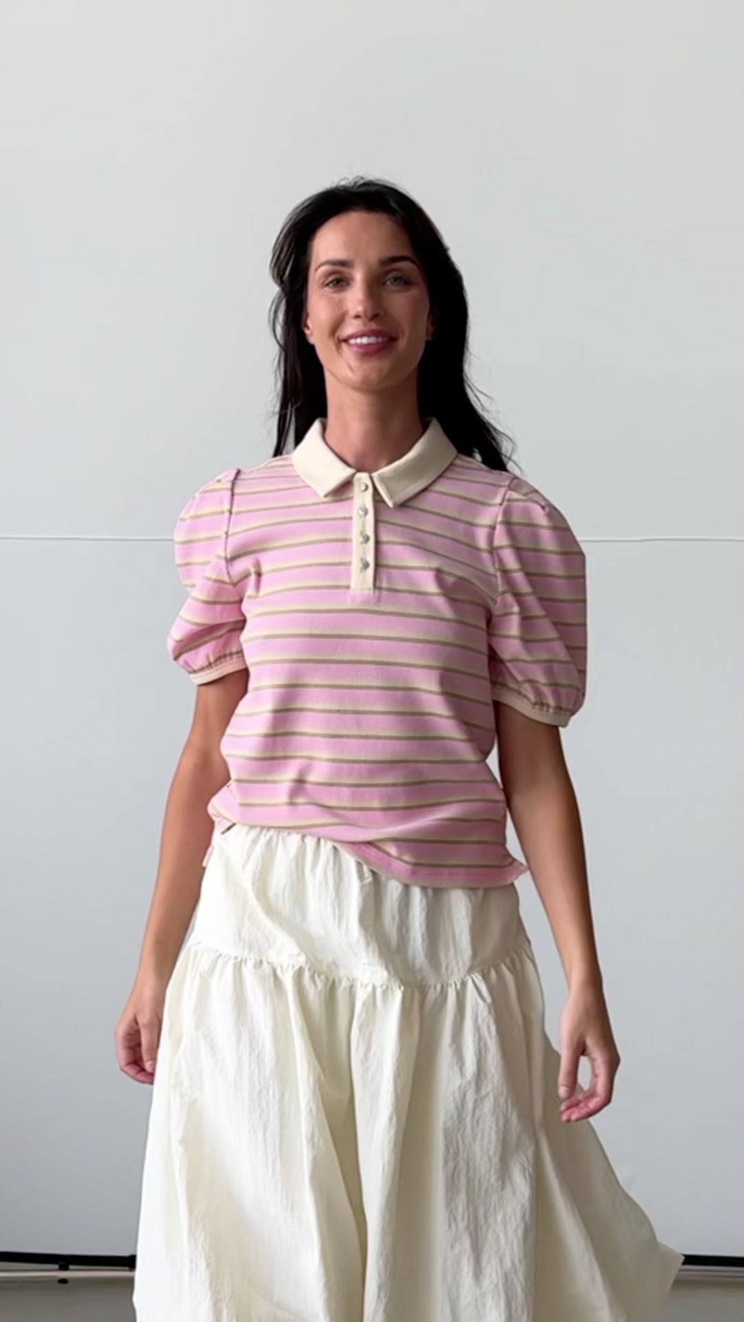CRAS Kleocras T-Shirt T-shirt 4006 Pink Stripe