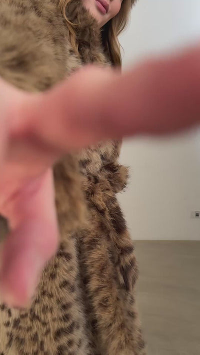 CRAS Livcras Coat Coat 8164 Dark Leopard