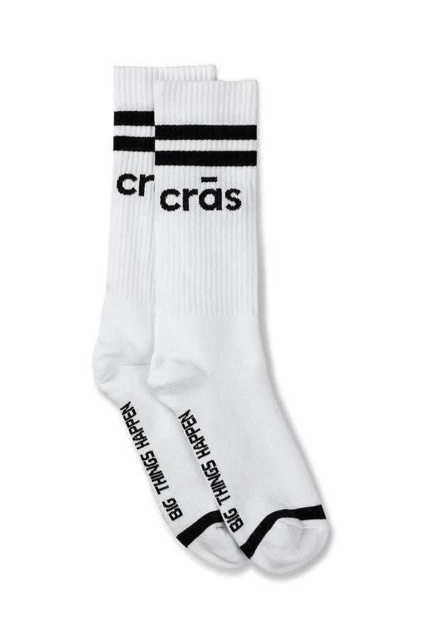 CRAS Cras Logo Strømper Accessory White/Black